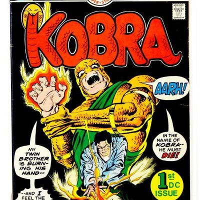 KOBRA #1 Origin & 1st Appearance Bronze Age Jack Kirby 1976 DC Comics FN
