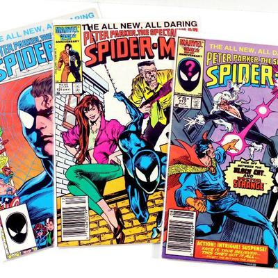 Peter Parker Spectacular SPIDER-MAN #117 120 121 Comic Books Set 1986/87 Marvel Comics VF