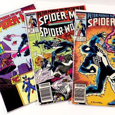 Peter Parker Spectacular SPIDER-MAN #122 126 128 Comic Books Set 1987 Marvel Comics VF