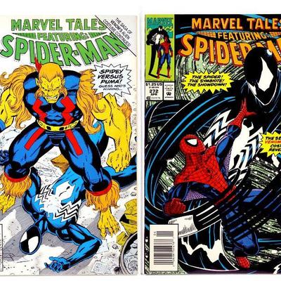 Marvel Tales #270 #272 SPIDER-MAN Comic Books Set 1993 Marvel Comics VF/NM