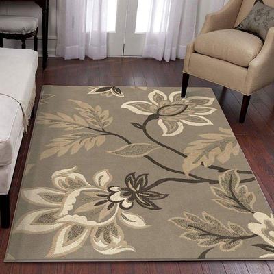 Orian Rugs Nuance Lily Taupe Area Rug, 7'10