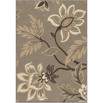 Orian Rugs Nuance Lily Taupe Area Rug, 7'10