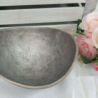 Mid Century Butterfly Bowl, Vintage Nambe Metal Bowl #569, Aluminum Alloy, 1967