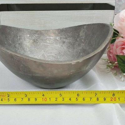 Mid Century Butterfly Bowl, Vintage Nambe Metal Bowl #569, Aluminum Alloy, 1967