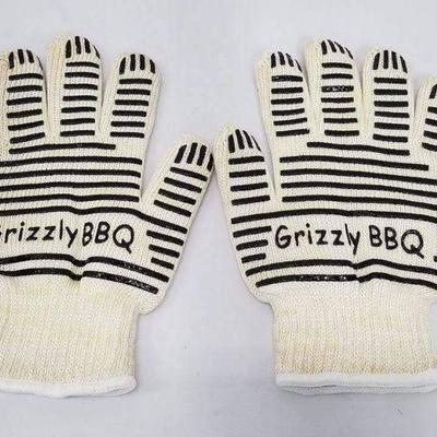 2 Pairs of Grizzly BBQ Cooking Gloves