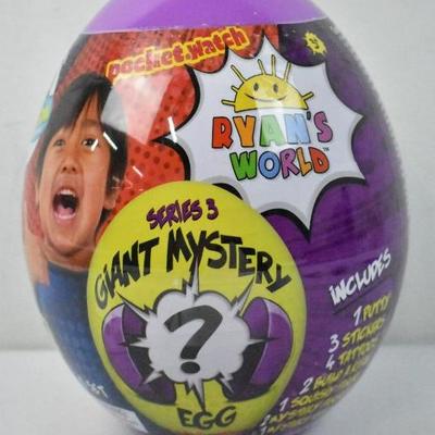 Ryan's World Giant Mystery Egg, Series 3 - New