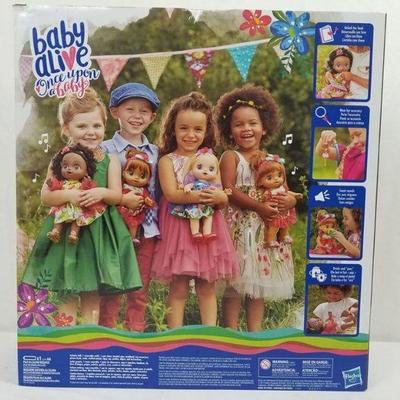 Baby Alive Once Upon a Baby Forest Tales Forest Luna (Brown Straight Hair) - New