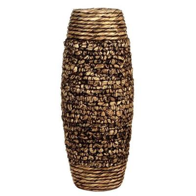 Elegant Expressions by Hosley Natural Water Hyacinth Vase, Brown - New