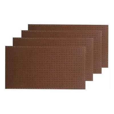 (4) Pegboard, Brown ,Tempered Wood Pegboard, TPB-4BR - New