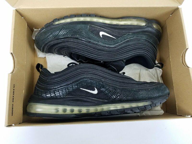 Nike Air Max '97 Used Size 12 2009 Snake Black & White 312641 012 Original  Box | EstateSales.org