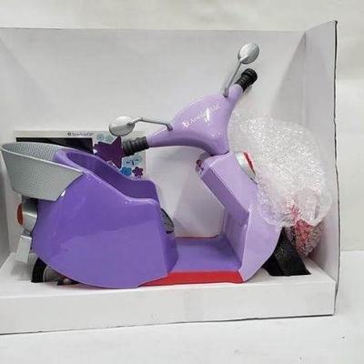 Purple American Girl Doll Scooter w/Helmet, For 18
