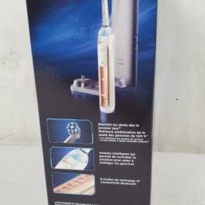 Oral-B 6000 SmartSeries Electric Toothbrush, Powered by Braun, Rose Gold - New