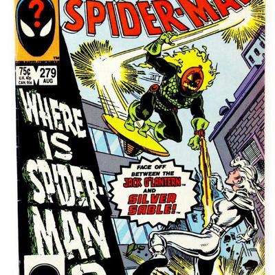 AMAZING SPIDER-MAN #279 Silver Sable App 1986 Marvel Comics VF