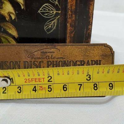 Edison Disc PhonoGraph Baby Console C 150 ID Tag
