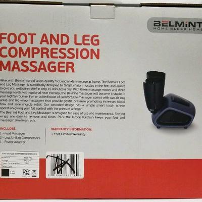 Belmint Shiatsu Foot Massager Air Bag Pressure Heel & Calf