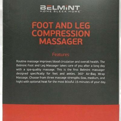 Belmint Shiatsu Foot Massager Air Bag Pressure Heel & Calf