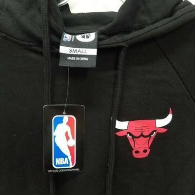 Chicago Bulls NBA Official Kids Youth sz Small Long Sleeve Shirt w/ Hood