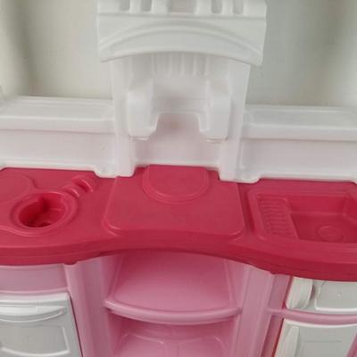 Step2 Fun with Friends Play Kitchen with 24 Piece Accessory Set - Pink