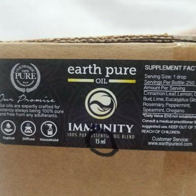 Pair of Earth Pure Oil IMMUNITY BLEND Essential Oil Blend 15ML Topical/Diffuse/Household