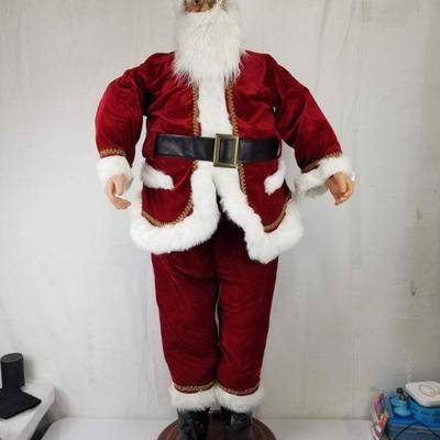 Life Size Santa Claus, Collapsible for Easier Storage