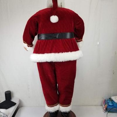 Life Size Santa Claus, Collapsible for Easier Storage