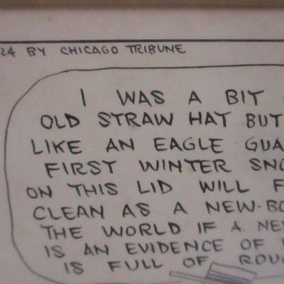 Lot 57 - 1924 Chicago Tribune Comic Strip - Sidney Smith