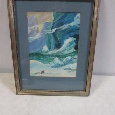 Lot 61 - Artic Themed Painting
