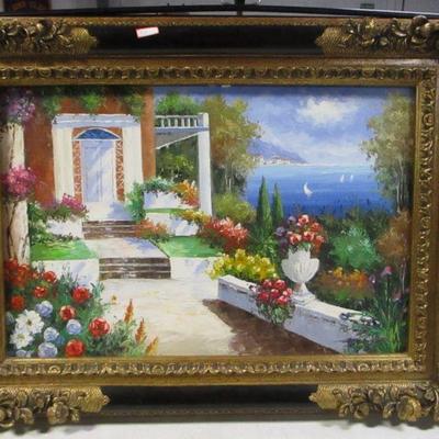 Lot 71 - Large Scenic Oil Painting