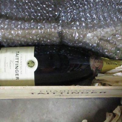 Lot 77 - Large Taittinger Champagne Box (Please Read Below)
