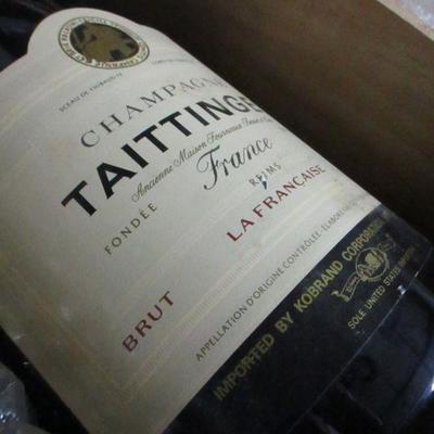 Lot 77 - Large Taittinger Champagne Box (Please Read Below)