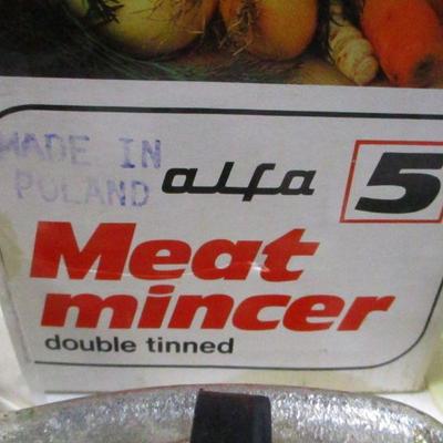 Lot 89 - Alfa Meat Mincer