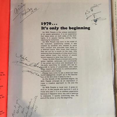 Lot 301 - Vintage Programs with Signatures, Bob Barker & More