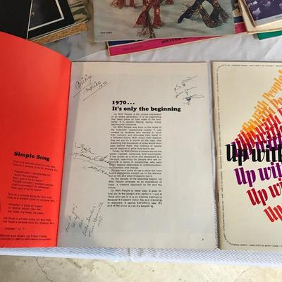 Lot 301 - Vintage Programs with Signatures, Bob Barker & More
