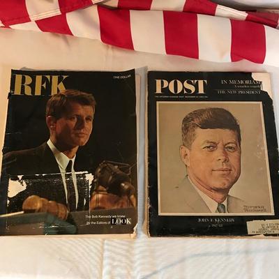 Lot 306 - American Memorabilia, Flags, JFK, Lincoln, and More