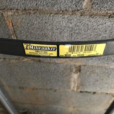 Lot 307 - Two Ladders & Hand Truck