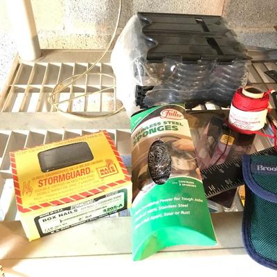 Lot 309 - Household Tools, Shelf & More