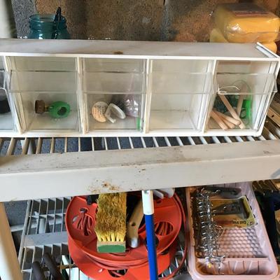 Lot 309 - Household Tools, Shelf & More