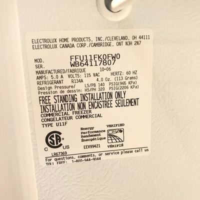 Lot 311 - Frigidaire Freezer