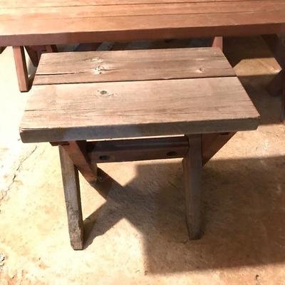 Lot 313 - Five Picnic Benches 