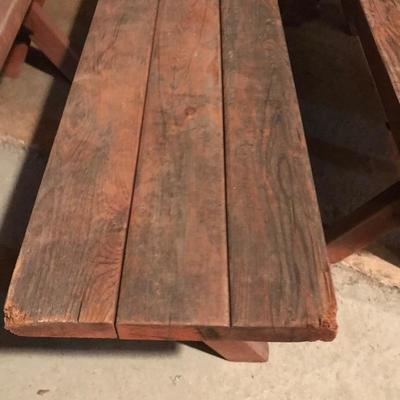 Lot 313 - Five Picnic Benches 
