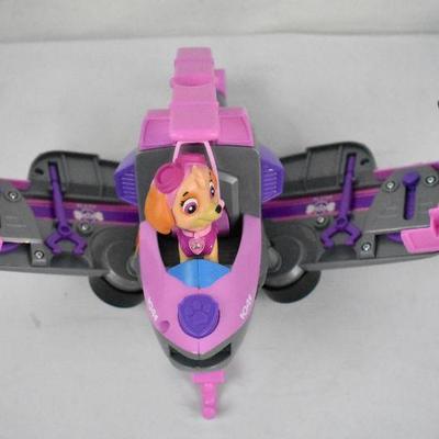 paw patrol skye helicopter flip and fly