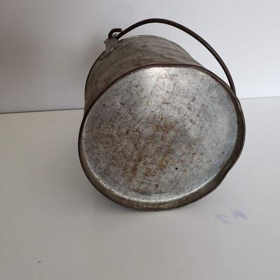 Vintage Milk Can 10" tall x 7" diameter