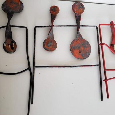 Shooting Target Spinners - 3 sets 12" high