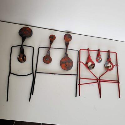 Shooting Target Spinners - 3 sets 12" high