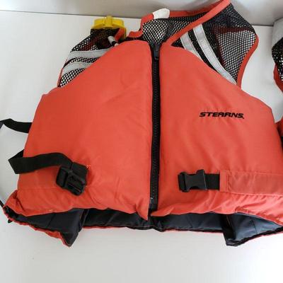 2 Stearns Life Vests - Adult Large and X-Large