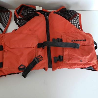 2 Stearns Life Vests - Adult Large and X-Large