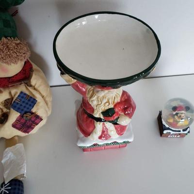 3 Pieces Christmas DÃ©cor - Santa, Mickey Mouse