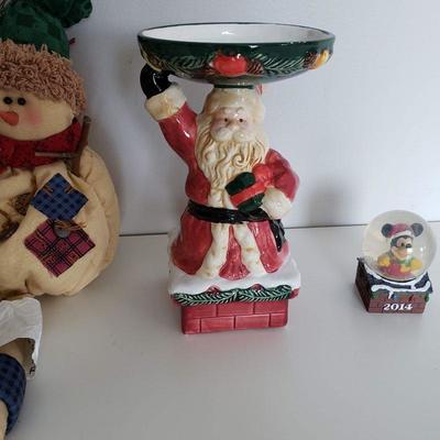 3 Pieces Christmas DÃ©cor - Santa, Mickey Mouse
