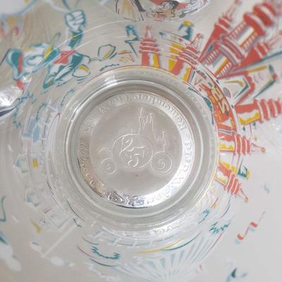 6 Glass Disney Cups - Disneyland/Disneyworld Anniverary and McDonald's
