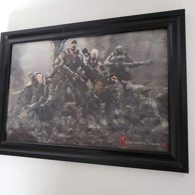 Gears of War 3 3D Framed Wall Art